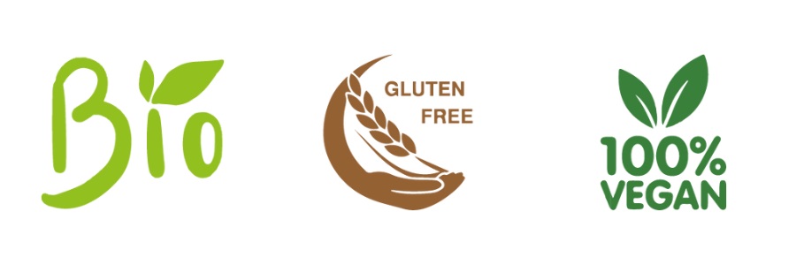 Bio-gluten-vegan